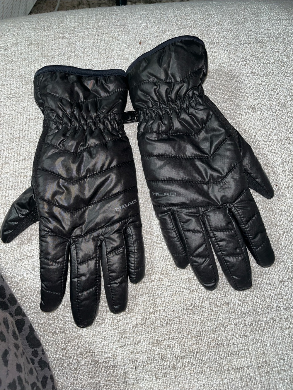 Head Men's Black Quilted Insulated Gloves